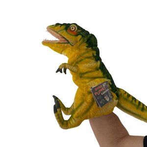 Hansa Dino Puppet Collection T-Rex Plush Hand Puppet collectible funny